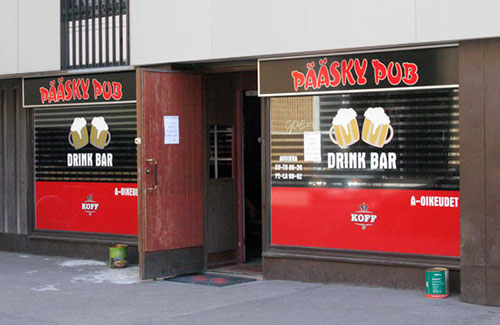 P&auml;&auml;sky pub